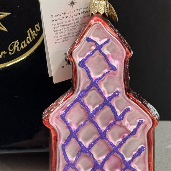 Christopher Radko Ginger Chapel Ornament 00-156-0 - Vintage - Picture 4 of 6